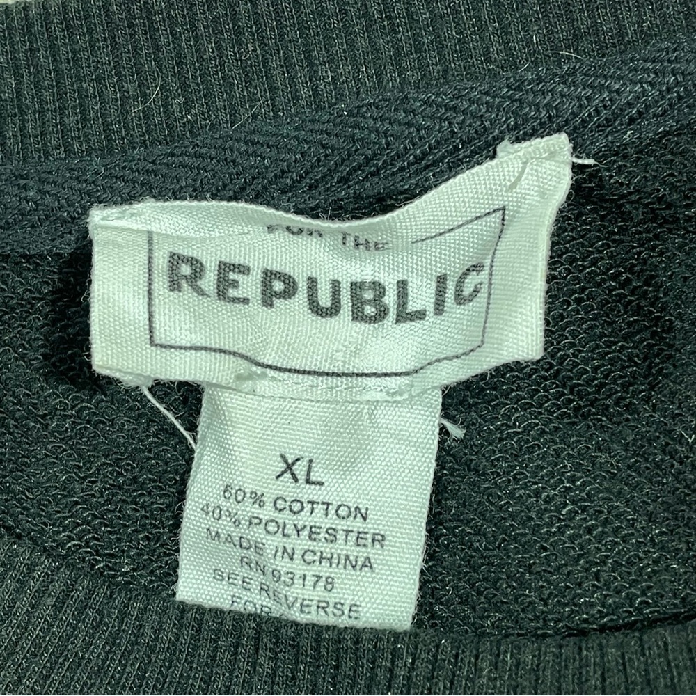 For The Republic Studded Bell Sleeve Sweatshirt Top | XL Boxy Fit - Picture 6 of 8